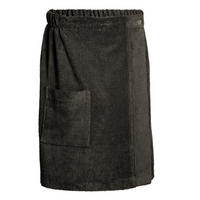 SAUNAKILT Turin Herren - 46-54 - Dunkelgrau - Dunkelgrau, Textil (55/150cm) - SCHIESSER