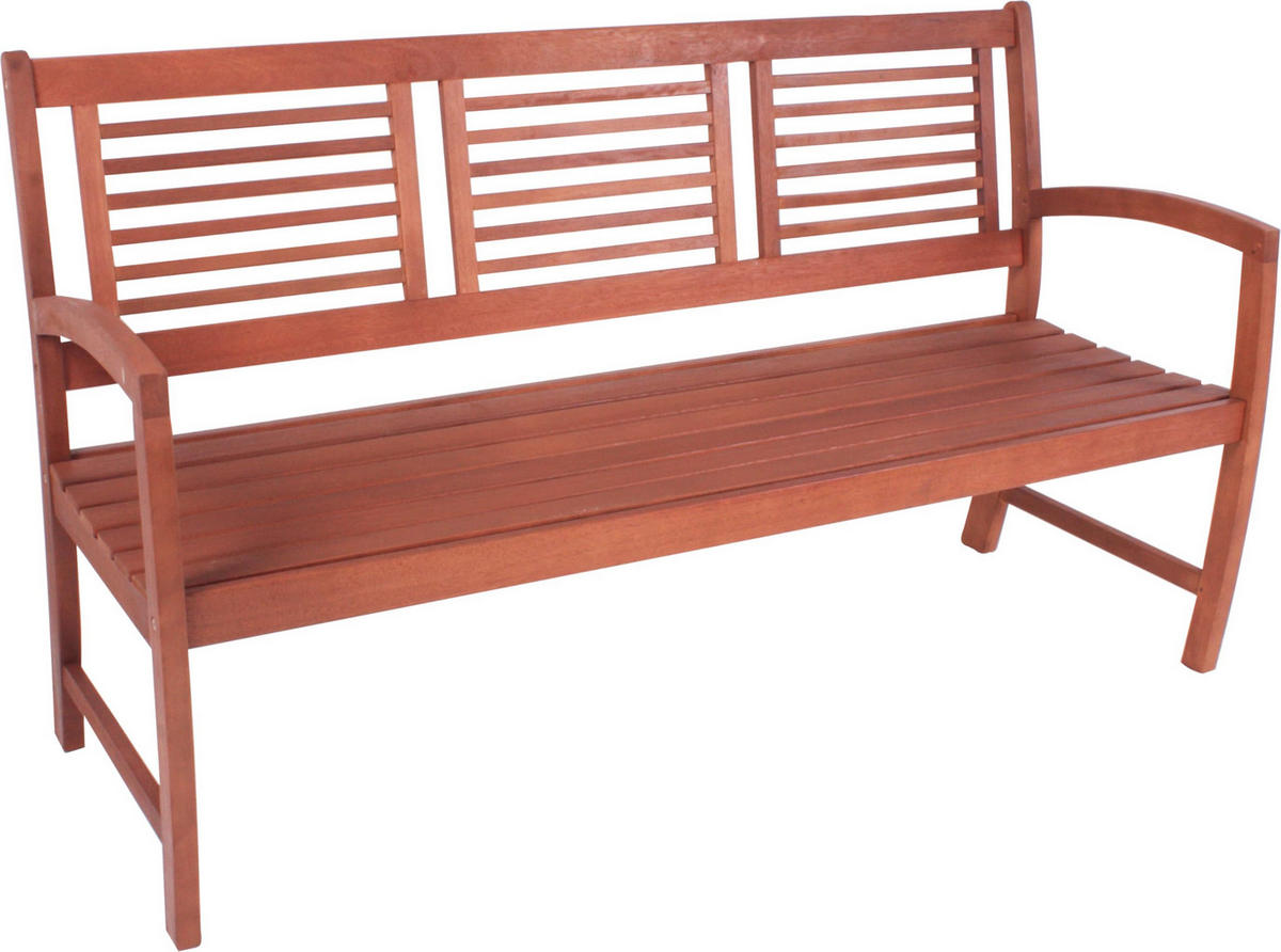 GARTEN-SITZGRUPPE Erfurt 4-teilig Gartenmöbel-Set - Braun, Holz - DELUKE