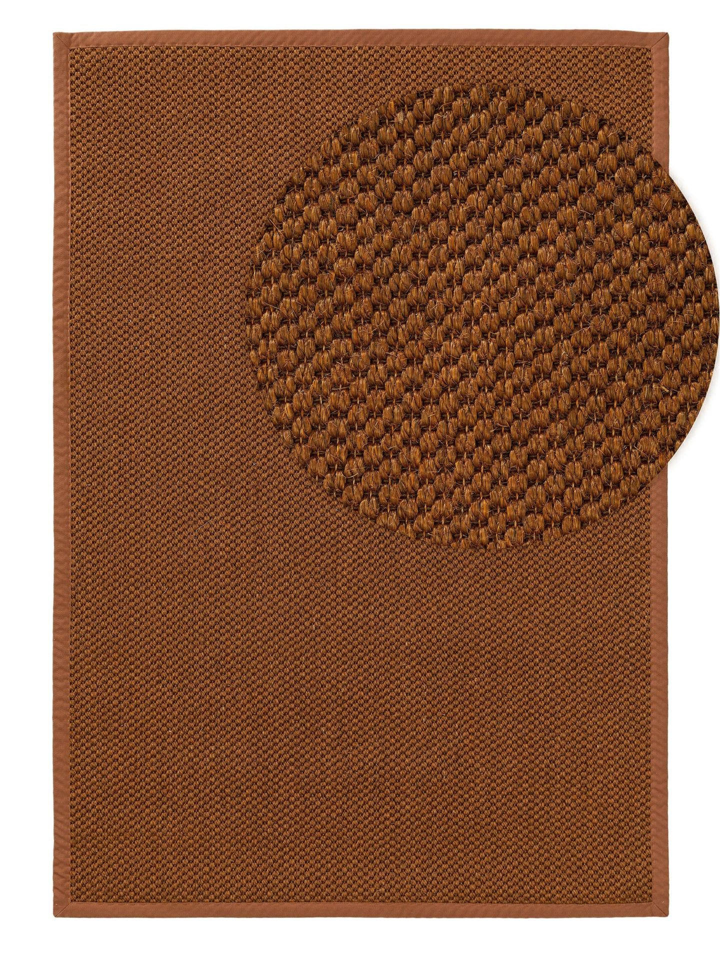 SISALTEPPICH Greta Hellbraun 240x340 cm - Hellbraun, Textil (240/1cm) - KUNSTLOFT