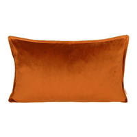 KISSENHÜLLE Samt&Sonders rost-orange 50/30 cm - Dunkelorange, Textil (30/50cm) - beties Heimtextil
