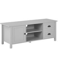 TV-MÖBEL Grau HONOLULU 42/120/46 cm - Grau, Holzwerkstoff (120/46/42cm) - Beliani