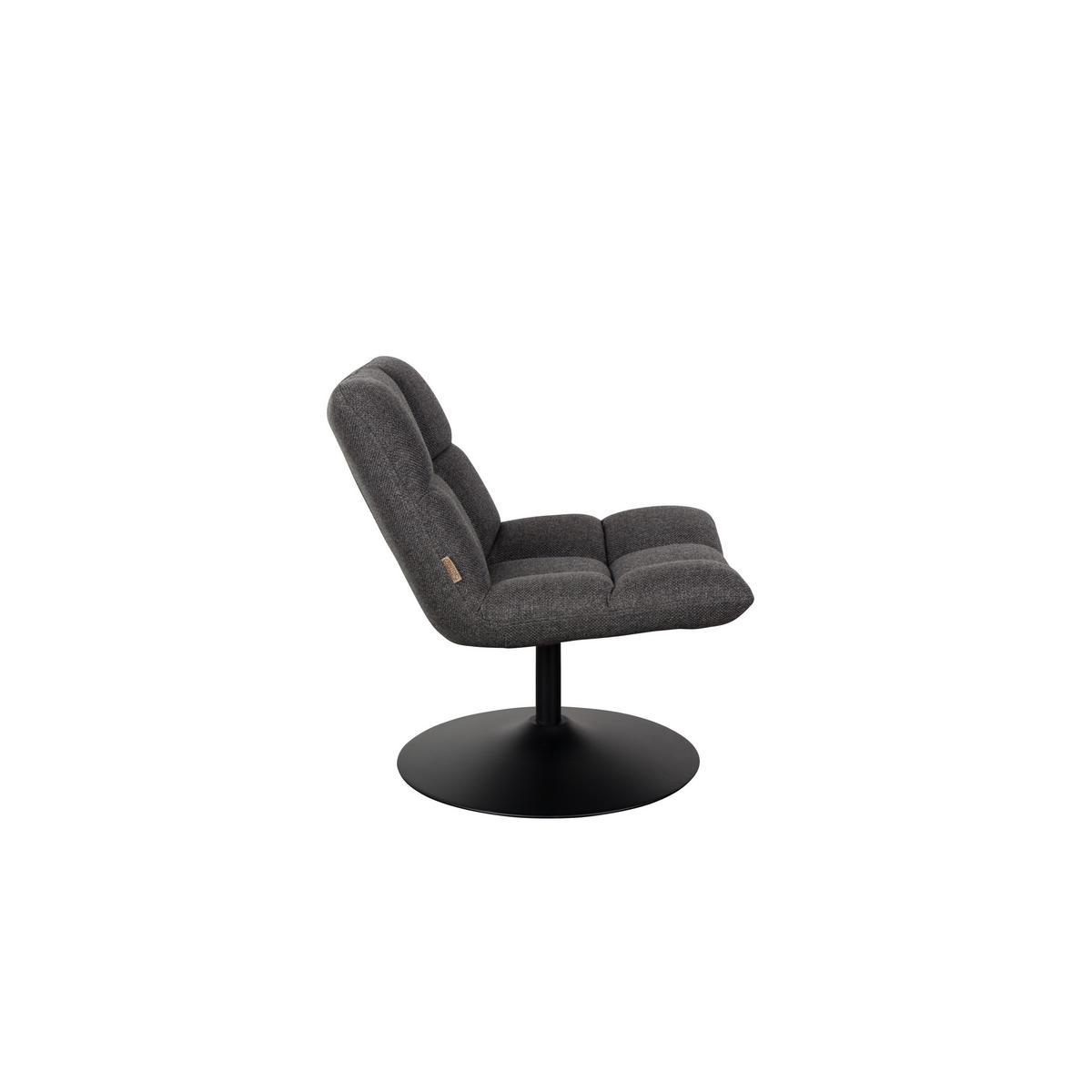 SESSEL Bar Bouclé Dunkelgrau - Dunkelgrau/Grau, Textil (66/78/74cm) - Dutchbone