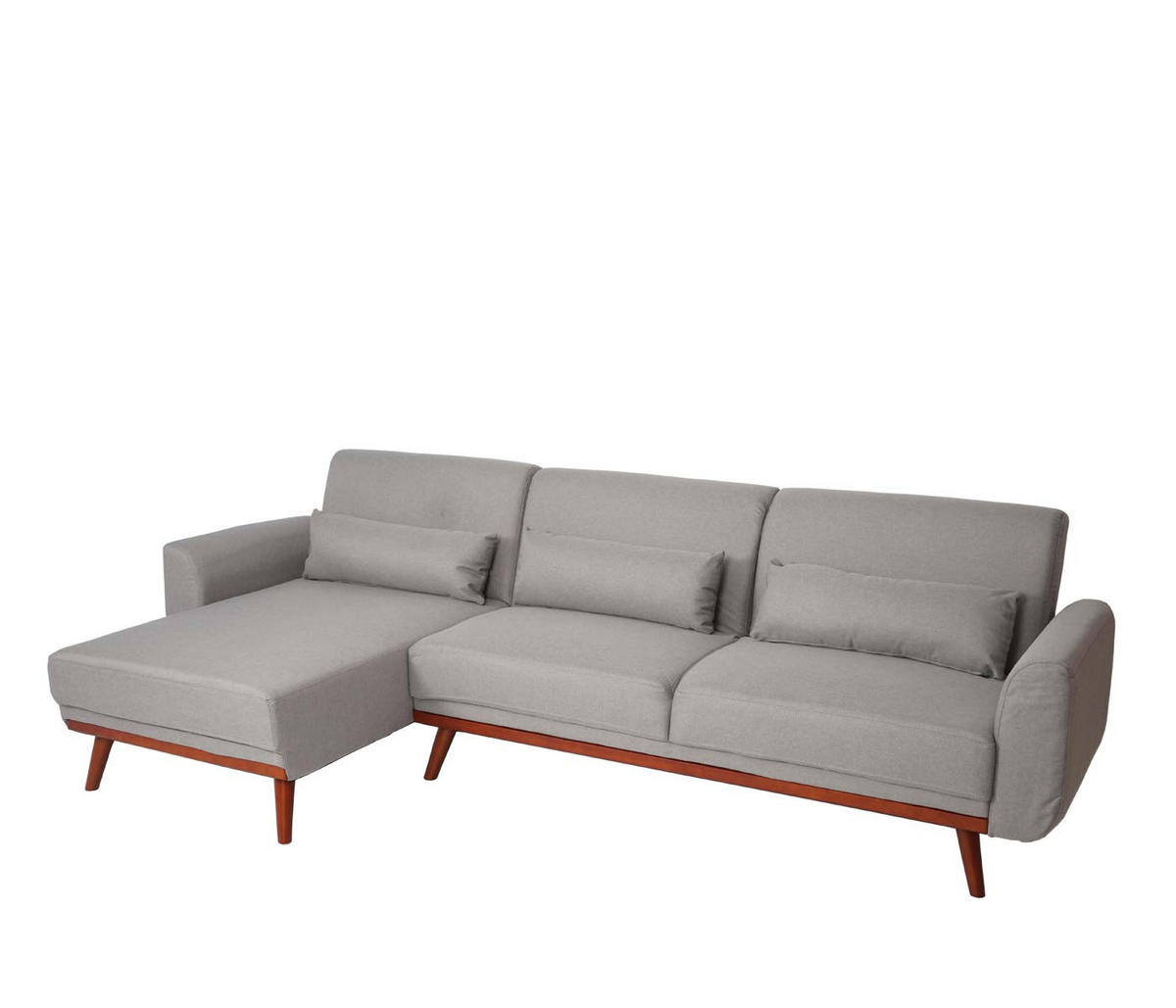 SOFA Anthrazit - Anthrazit, Textil (280/139cm) - MCW