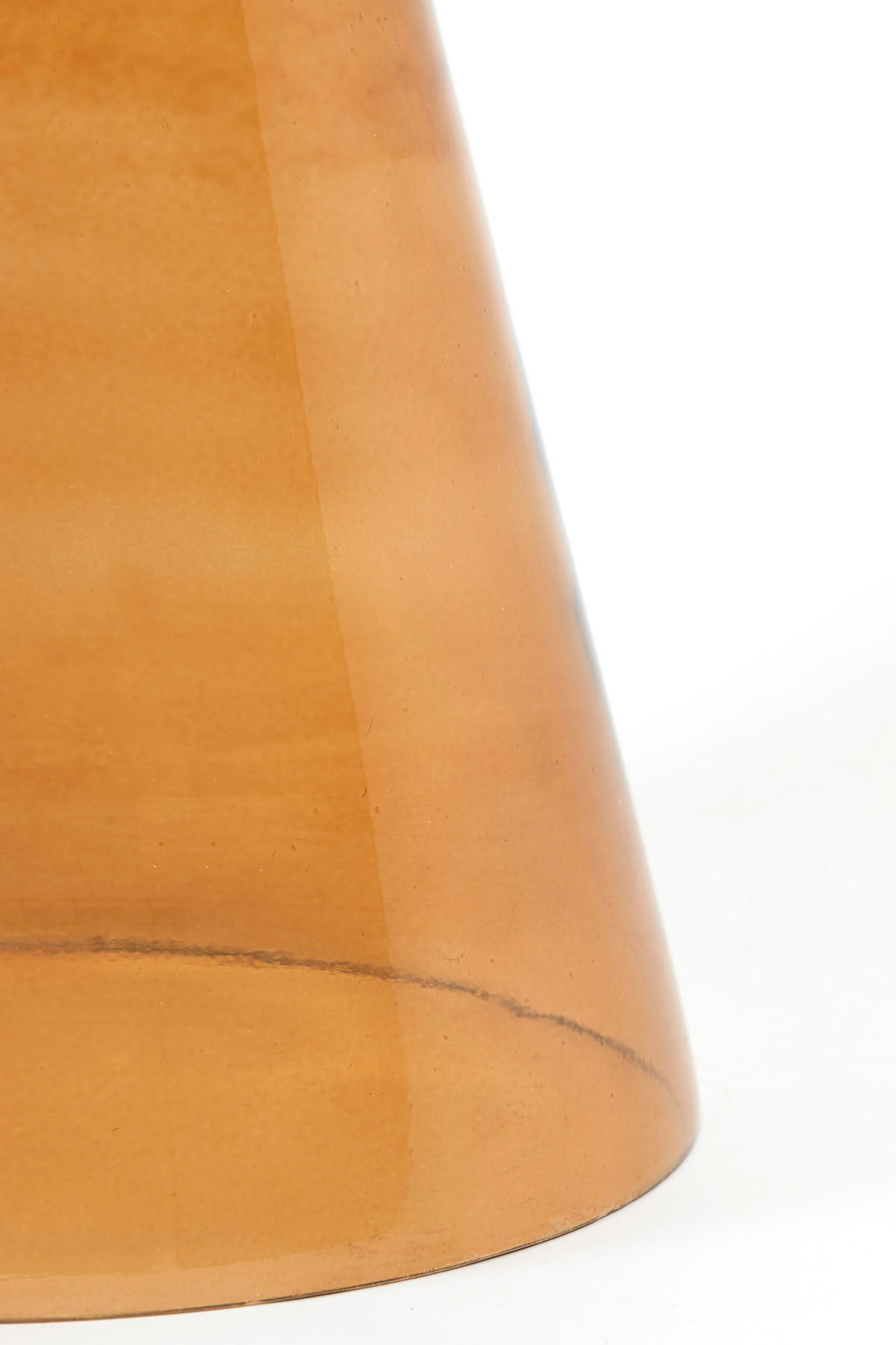 BEISTELLTISCH Dakwa Gelb Ø37/44 cm - Gelb, Glas (37/37/44cm) - Light & Living