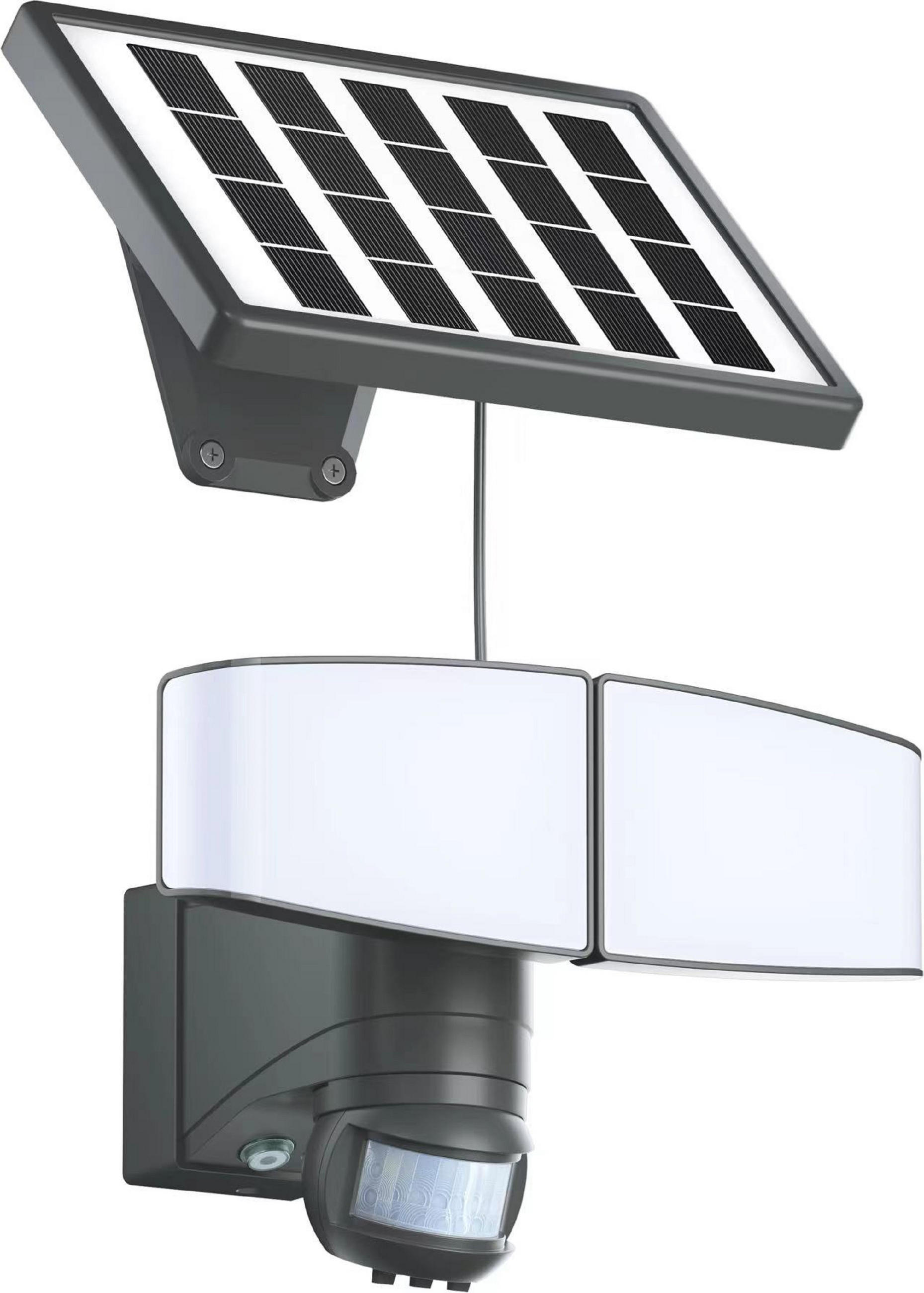 Northpoint Led-Solar-Strahler Grau 24x18.2x15.5 cm