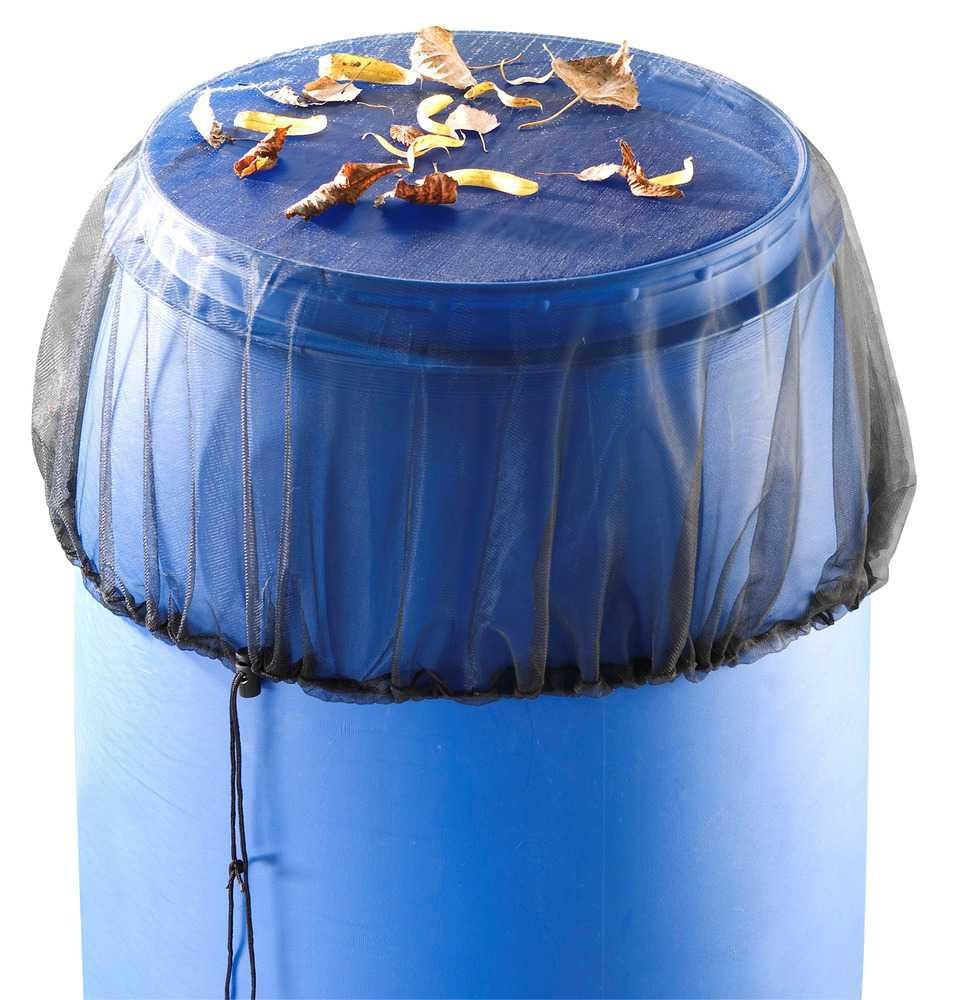 SCHUTZNETZ Gartenfass - Schwarz, Kunststoff (95/95/95cm) - Maximex