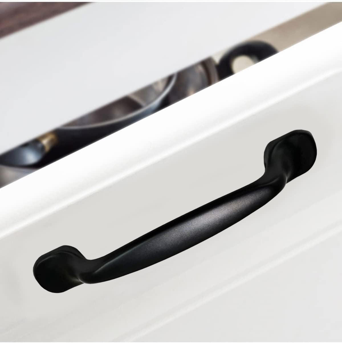 MÖBELGRIFF Schwarz 10er-Set 96 mm - Schwarz, Metall (1.5/2.4/13.1cm)