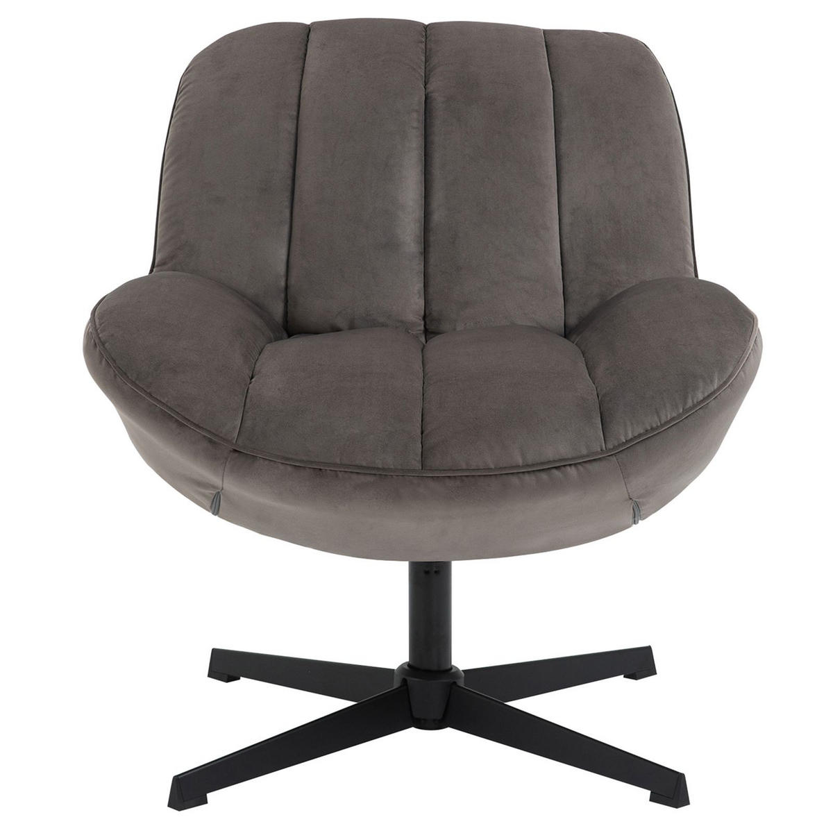 SESSEL TINOS - Dunkelgrau, Textil (72/78/75cm) - CARO-Möbel