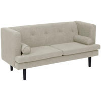 KINDERSOFA 2-Sitzer Keavy Flachgewebe creme - Creme, Kunststoff (102/57/34cm) - 58aufmkessel