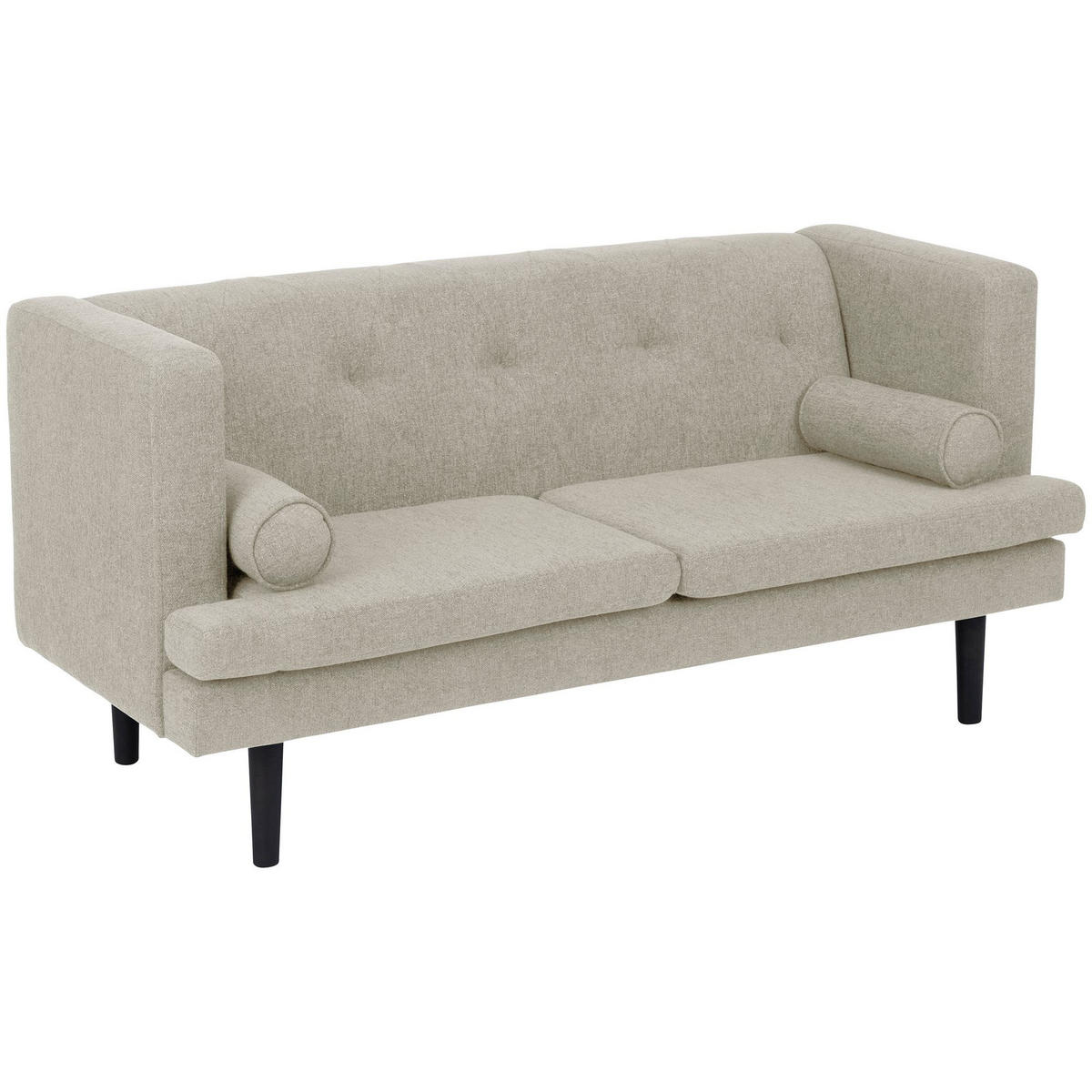 KINDERSOFA 2-Sitzer Keavy Flachgewebe creme - Creme, Kunststoff (102/57/34cm) - 58aufmkessel