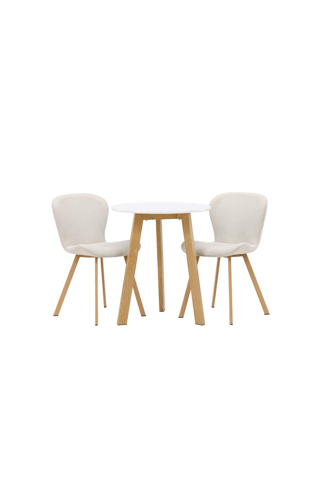 TISCHGRUPPE Weiß - Weiß, Holzwerkstoff (65/75/65cm) - ebuy24