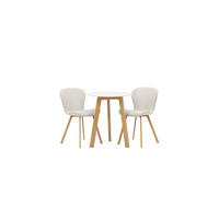 TISCHGRUPPE Weiß - Weiß, Holzwerkstoff (65/75/65cm) - ebuy24