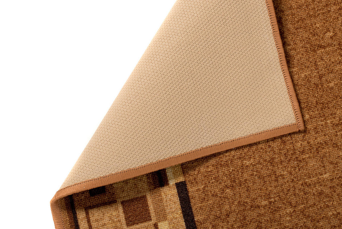 TEPPICHLÄUFER Anti-Rutsch Beige rutschfest Gummiunterlage 100/700 cm - Beige, Textil (100/700cm) - Tapiso