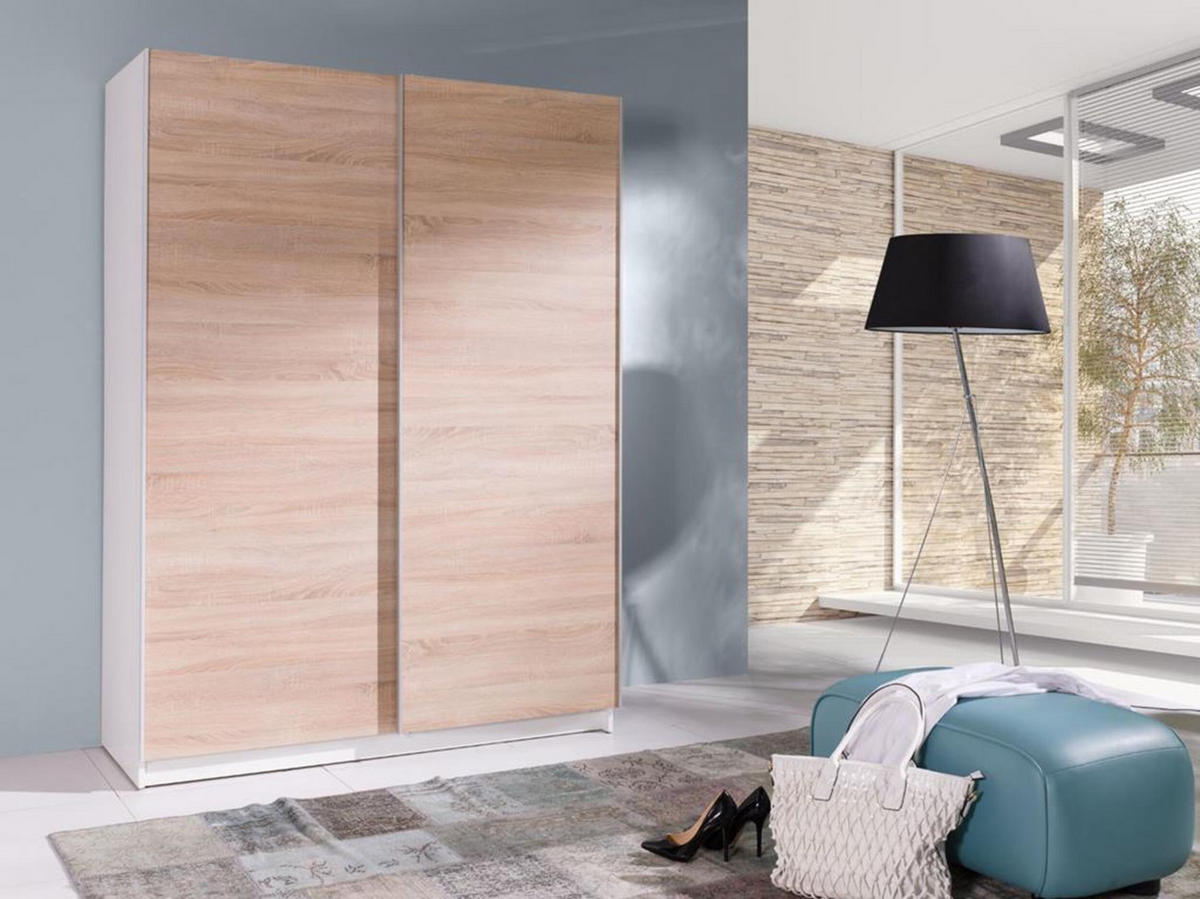 SCHIEBETÜRENSCHRANK - Kleiderschrank Ada IV Sonoma - Sonoma Eiche, Holzwerkstoff (150/206/62cm) - Möblo