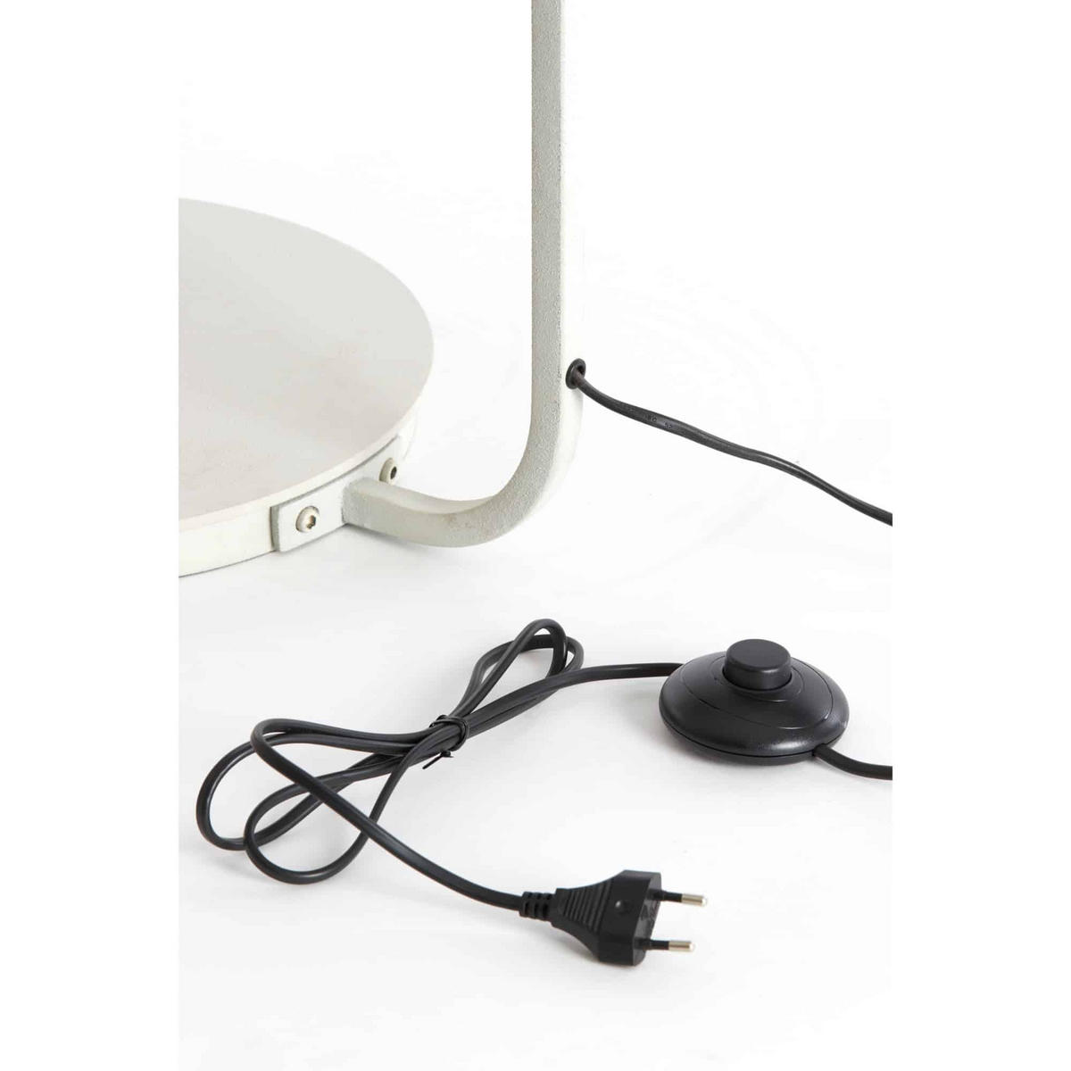 LAMPENFUSS Mareno Weiß 26.5/20/60 cm - Weiß, Metall (26.5/20/60cm) - Light & Living