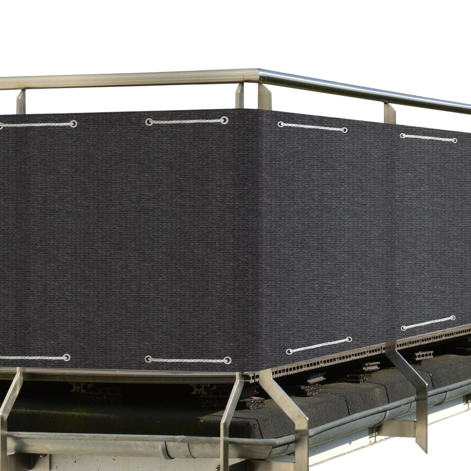 BALKONUMSPANNUNG SolVision HB2 90/300 cm Anthrazit Polyethylen - Anthrazit, Kunststoff (300/90cm) - Sol Royal