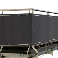 BALKONUMSPANNUNG SolVision HB2 90/300 cm Anthrazit Polyethylen - Anthrazit, Kunststoff (300/90cm) - Sol Royal