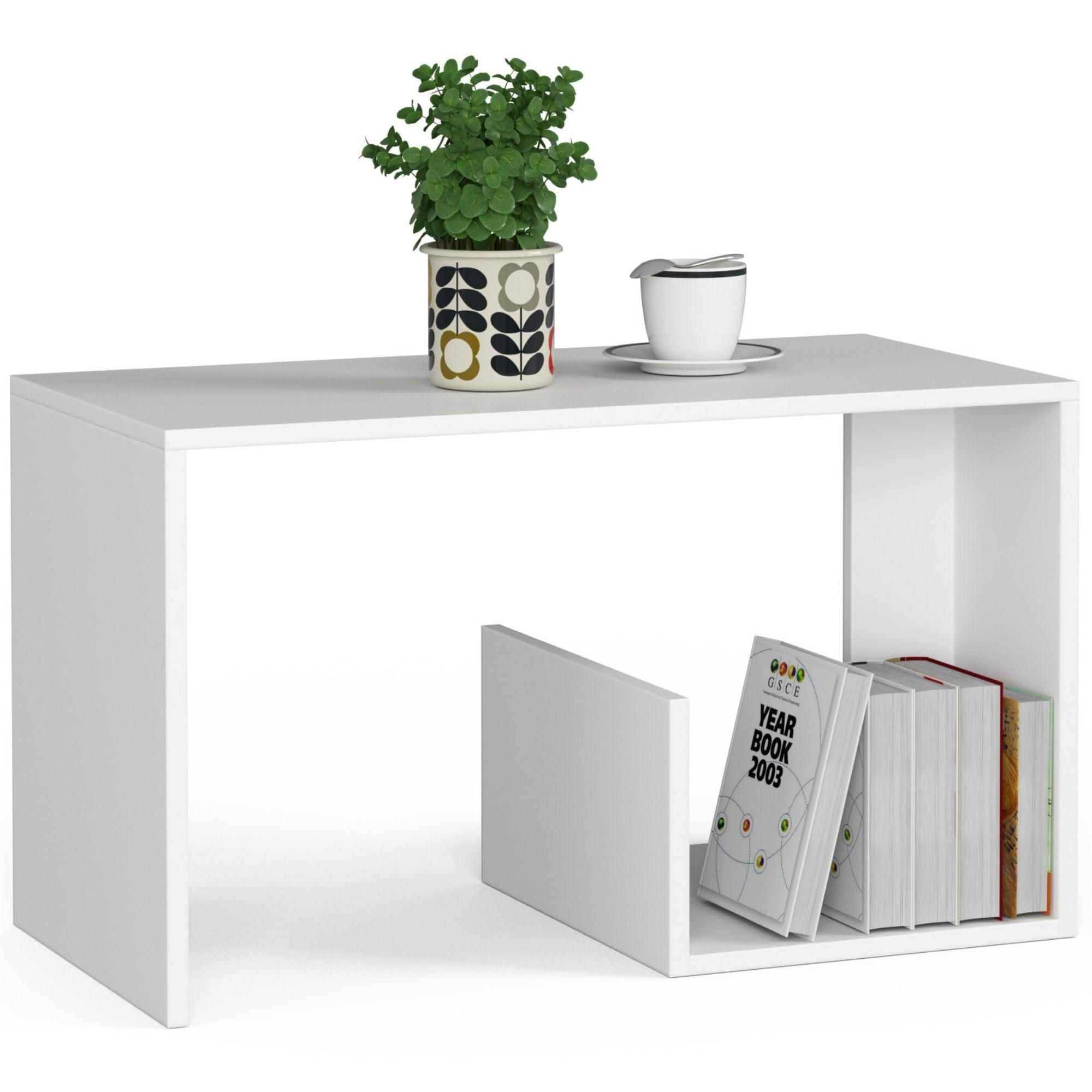 COUCHTISCH Weiß 45/80/40 - Weiß, Holzwerkstoff (40/80/45cm) - RAUMHIRSCH FURNITURE