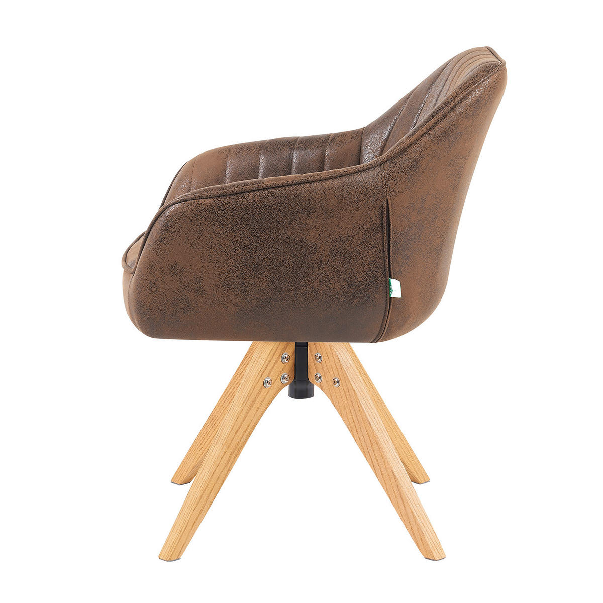 ARMLEHNSTUHL Mika-Finn 2er-Set - Honigeiche/Braun, Eichenholz/Holz (60/82/61cm) - DUBI Möbel