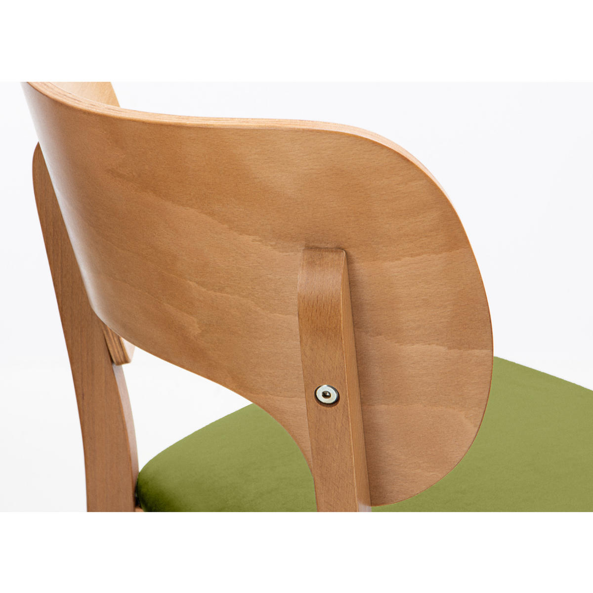 ESSZIMMERSTÜHLE LYCO (2er-Set), oliv / Eiche hell - Eichefarben/Olivgrün, Holz/Buchenholz (47/81/45cm) - KONSIMO®