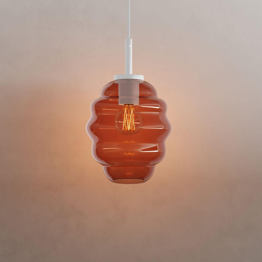 GALERIELEUCHTE Echos Braun Ø 18cm - Braun, Glas (18/18/20cm) - s.luce