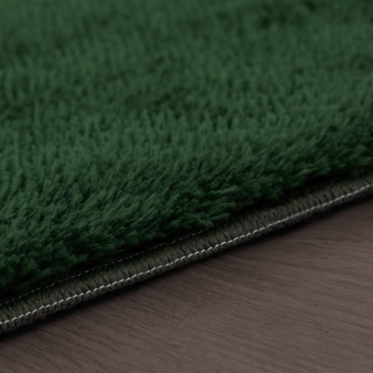 TEPPICH Kurzflor waschbar Unifarben Wohnzimmer schmutzabweisend Grün Rechteckig 160x220 - Grün, Textil (160/220cm) - KADIMA DESIGN