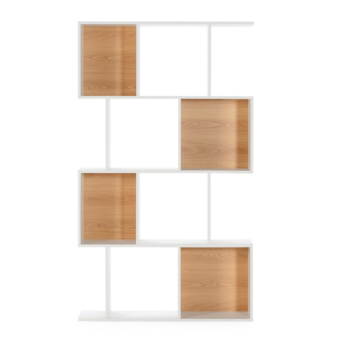 REGAL Nagato 8 fächern weiße Farbe - Weiß, Holzwerkstoff (98/168/25cm) - VS Venta-stock