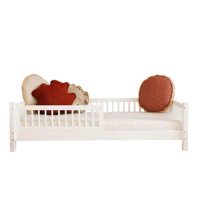 POSTEĽ 90/190 Adèle Biela - hnedá, drevo (90/190cm) - Petits-meubles