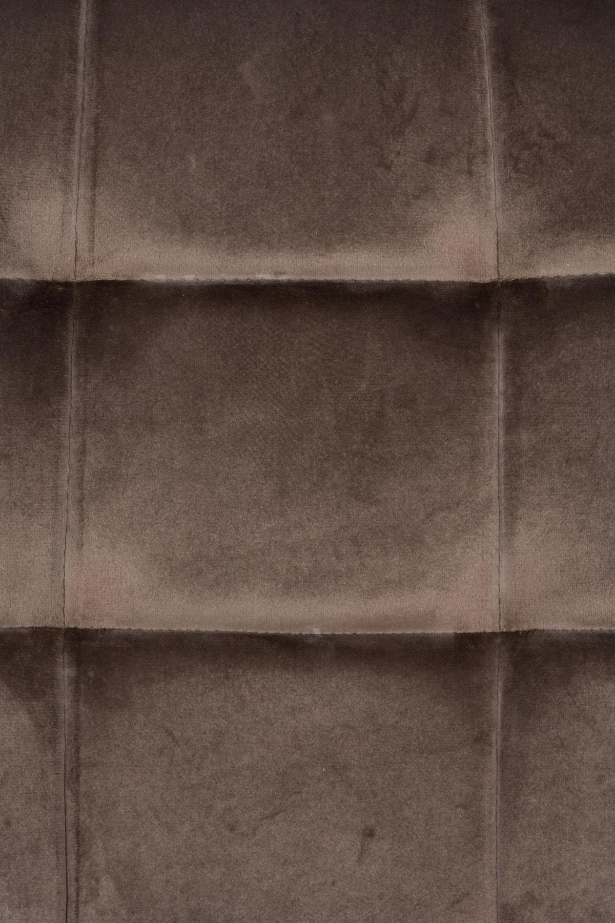 ESSZIMMERSTÜHLE 4er-Set VOUL Braun Samt - Braun, Textil/Metall (45/84/55cm) - DELUKE