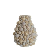 VASE Seeigel Weiß Ø40/49 cm - Weiß, Keramik (49cm) - Light & Living