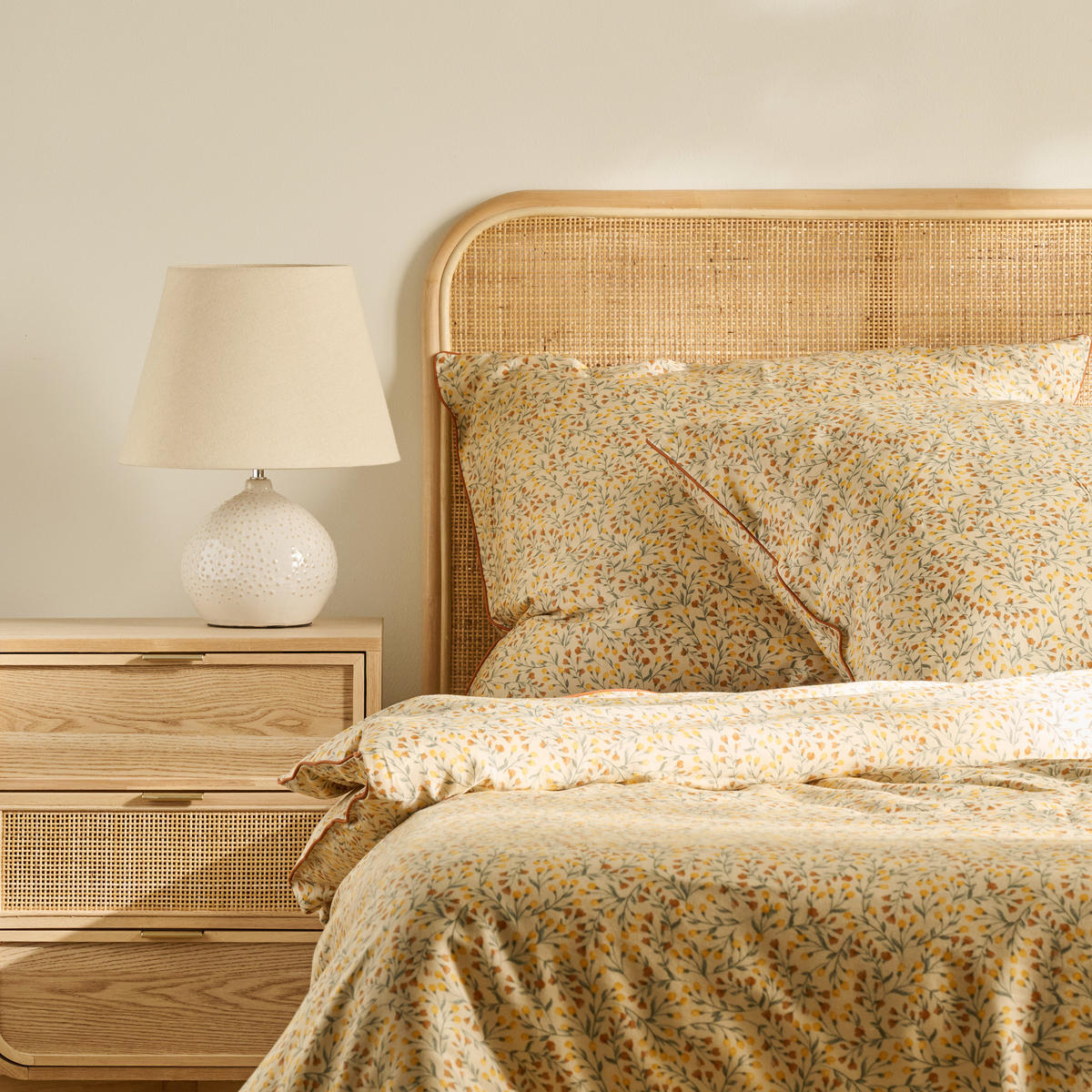 BETTWÄSCHE Crisenta - Beige, Textil (200/220cm) - home&you