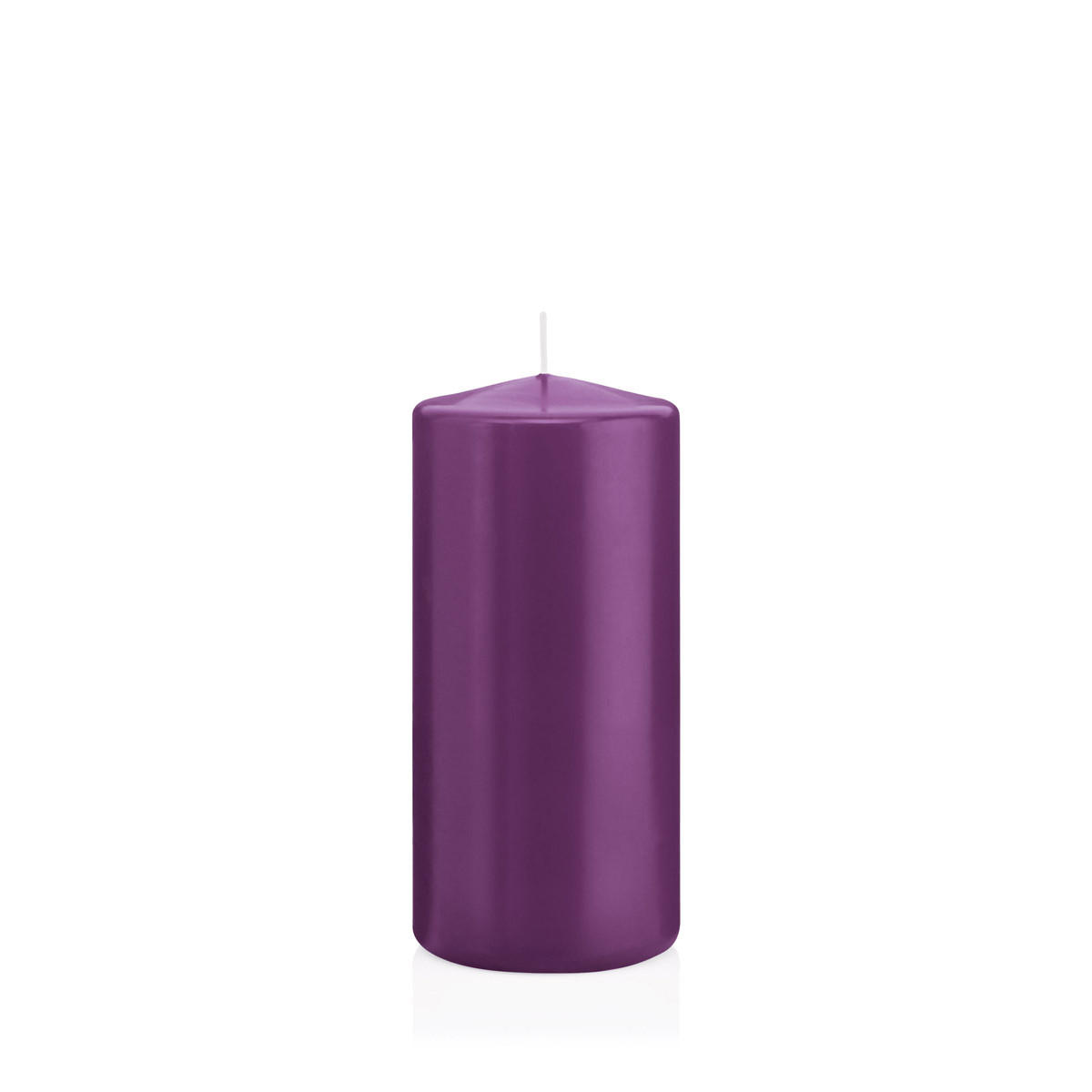 STUMPENKERZEN Brombeere Ø 68 x 150 mm, 12 Stück - Brombeere, Paraffin (7/15cm) - Wiedemann Kerzen
