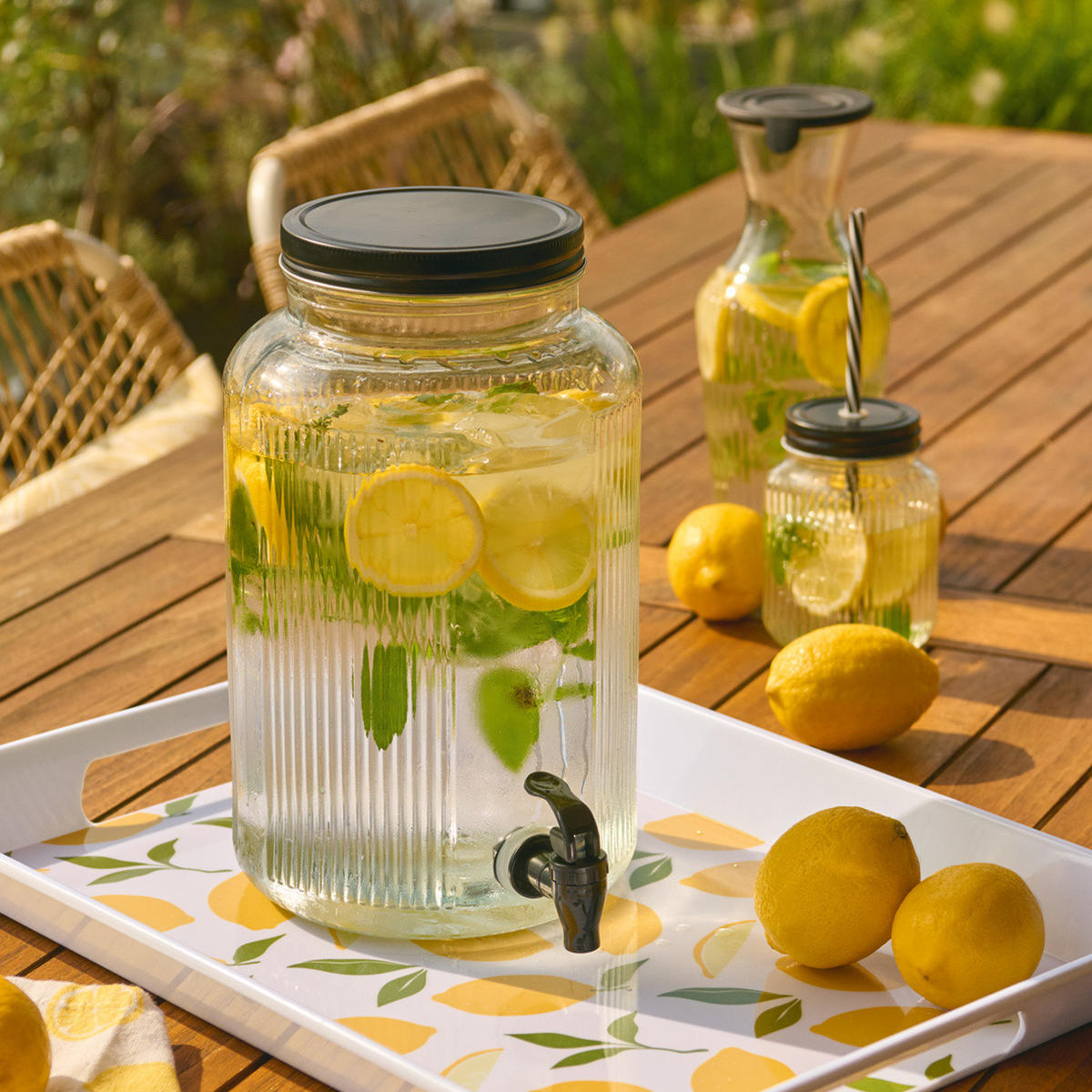 GLASBEHÄLTER Kitchen Essentials 3900 ml - Transparent, Glas (16/25/16cm) - ZELLER