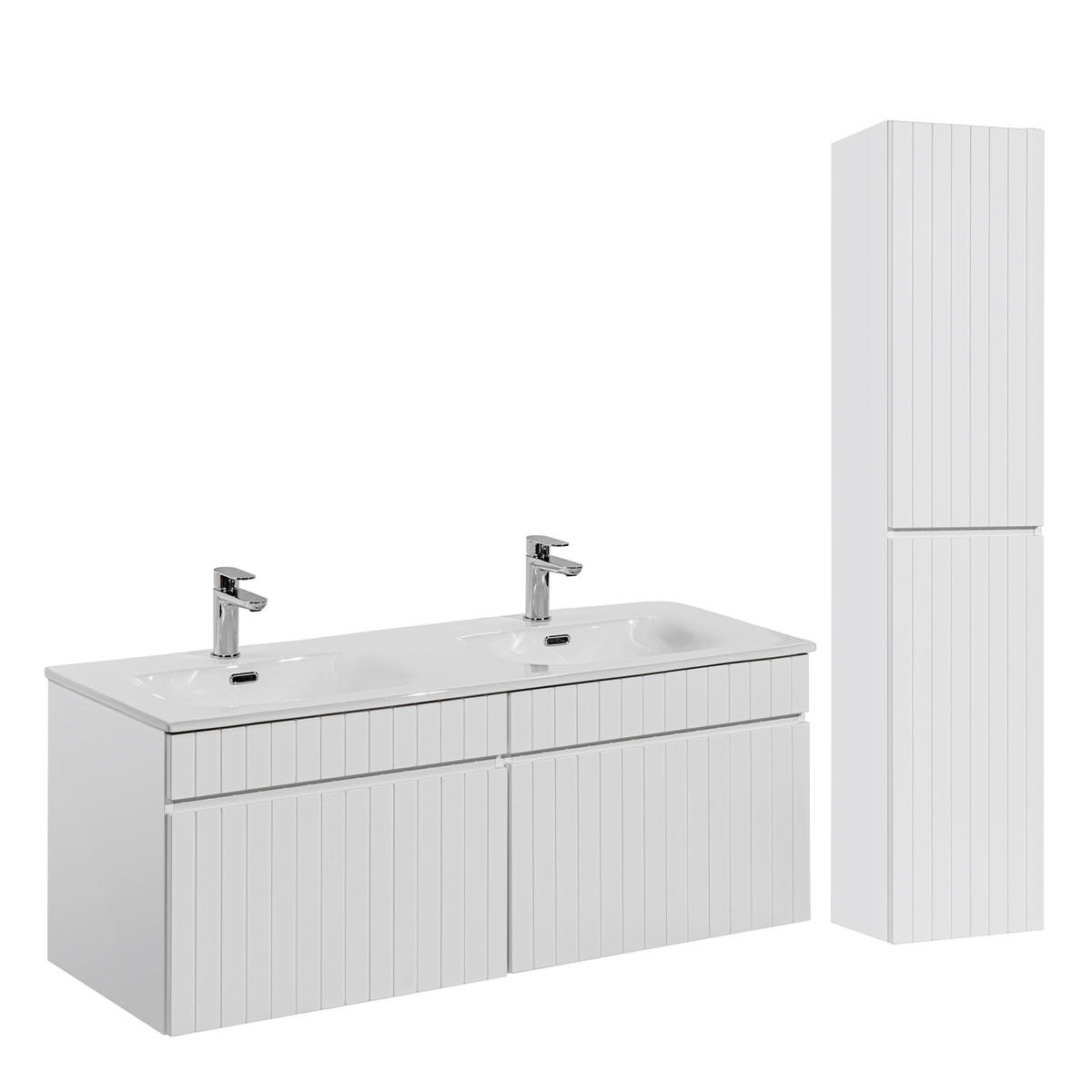 Petits-meubles KOUPELNOVÝ NÁBYTEK 120cm Zelie 2er-Set Bílá