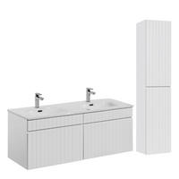 KOUPELNOVÝ NÁBYTEK 120cm Zelie 2er-Set Bílá - bílá, kompozitní dřevo (120/46/45cm) - Petits-meubles