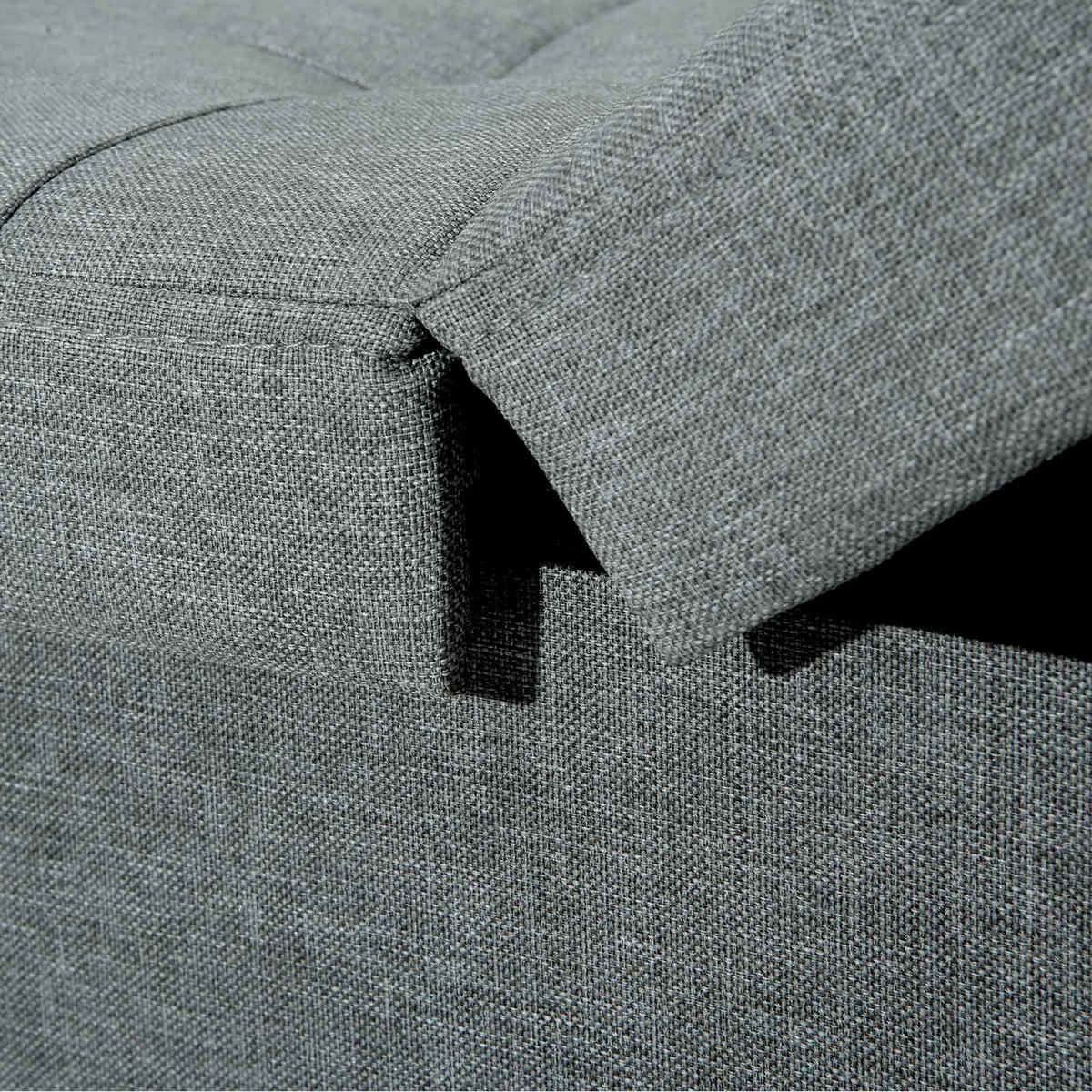 SITZTRUHE - Grau, Holzwerkstoff (38/38/76cm) - Hansiro
