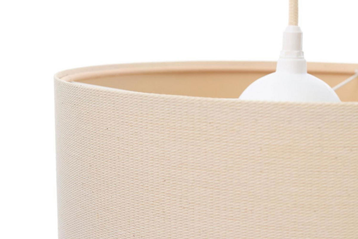HÄNGELEUCHTE Beige 60/70 cm - Beige, Kunststoff (60/1.9/70cm) - ONZENO