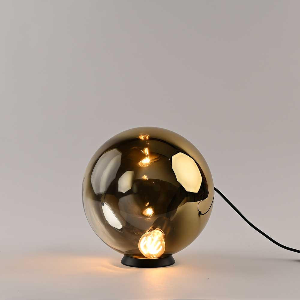 s.luce Tischlampe Gold 30x30x30 cm
