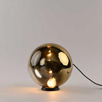 TISCHLAMPE Orb Gold Verlauf Ø 30cm - Goldfarben, Glas (30/30cm) - s.luce