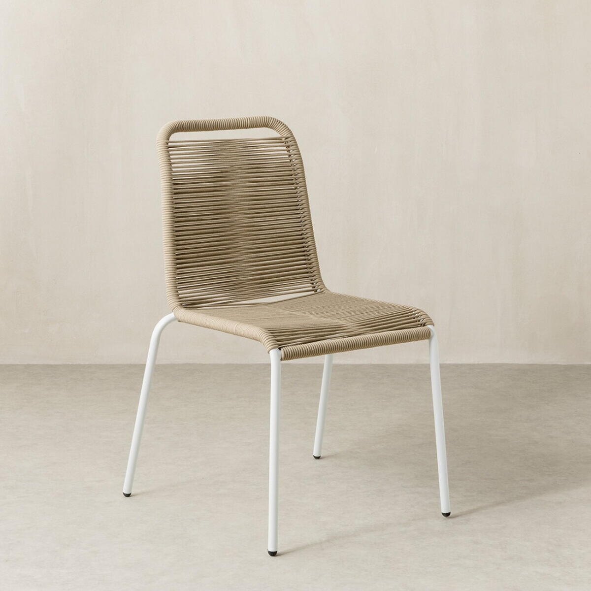 GARTENSTUHL Bowen Beige 54 cm x 83 cm - Beige, Metall (54/83/56cm) - Kenay Home