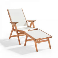 RELAXSESSEL, Weiß - Weiß, Holz (76/102/65cm) - Oviala