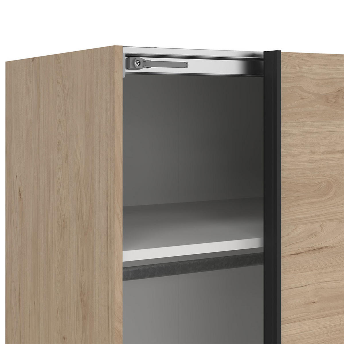 SCHIEBETÜRENSCHRANK, Como, Eiche, Holzwerkstoff, 179 x 67 x 221 cm - Eichefarben, Holzwerkstoff (179/221/67cm) - ebuy24