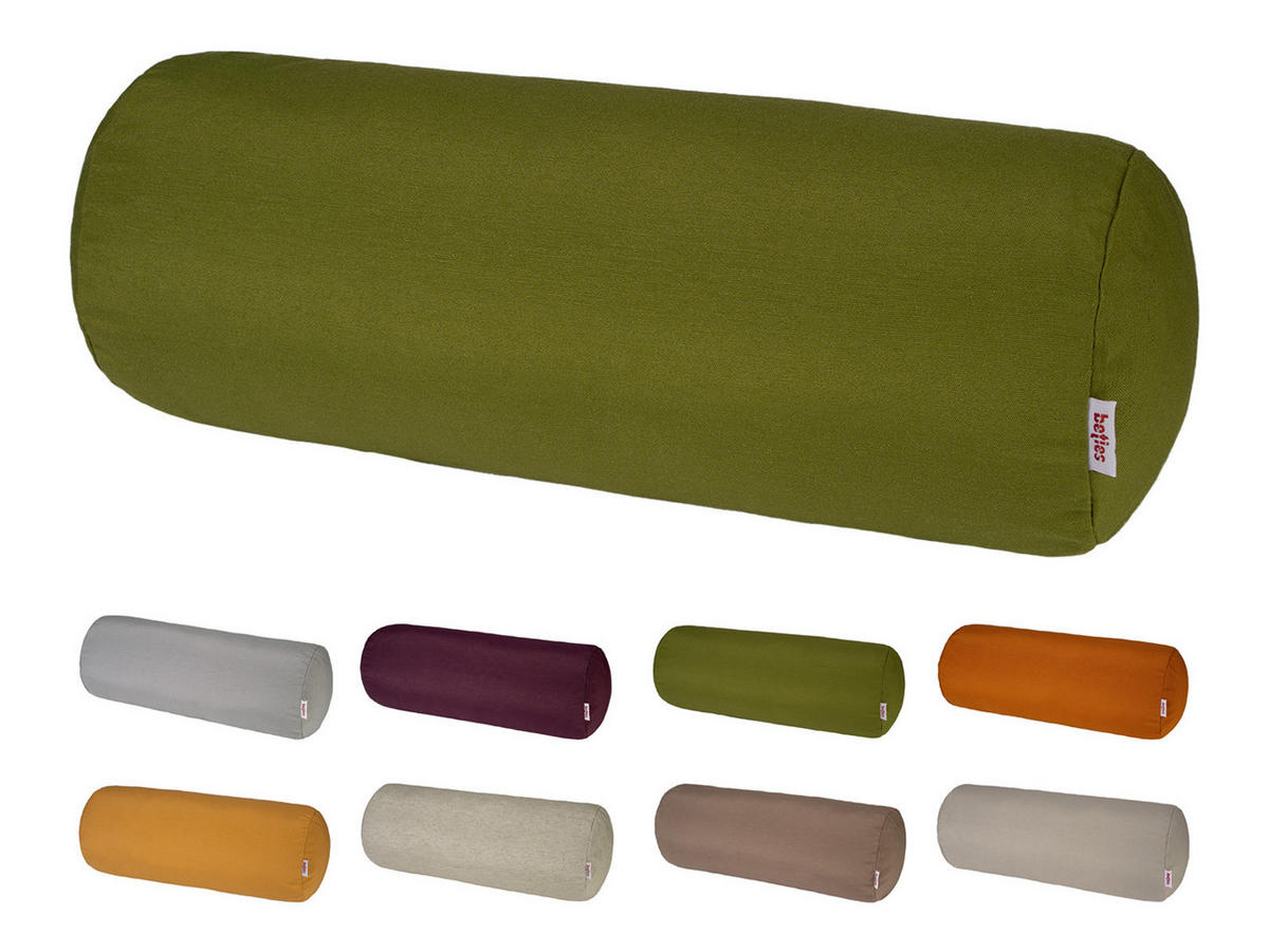 NACKENROLLENHÜLLE Wunschton moosbild-grün 15/40 cm - Grün, Textil (15/40cm) - beties Heimtextil