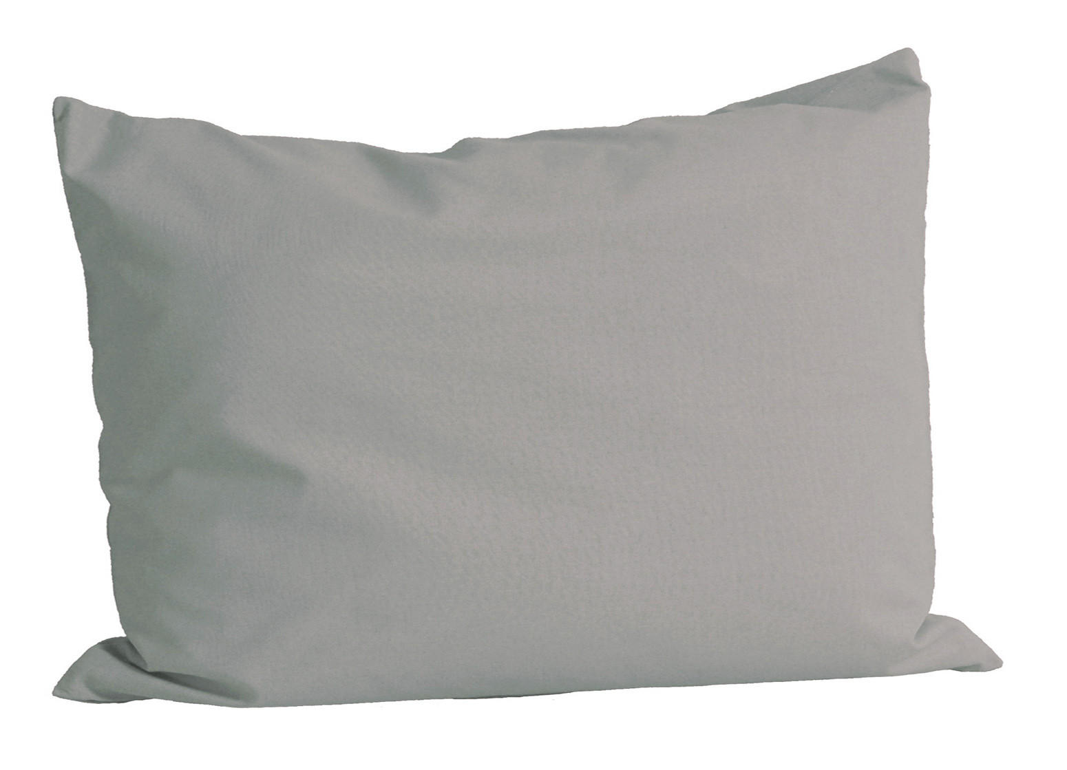 KISSENBEZUG Basic 100% Baumwolle grau 60/40 cm - Grau, Textil (40/60cm) - beties Heimtextil
