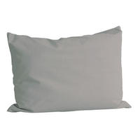 KISSENBEZUG Basic 100% Baumwolle grau 60/40 cm - Grau, Textil (40/60cm) - beties Heimtextil