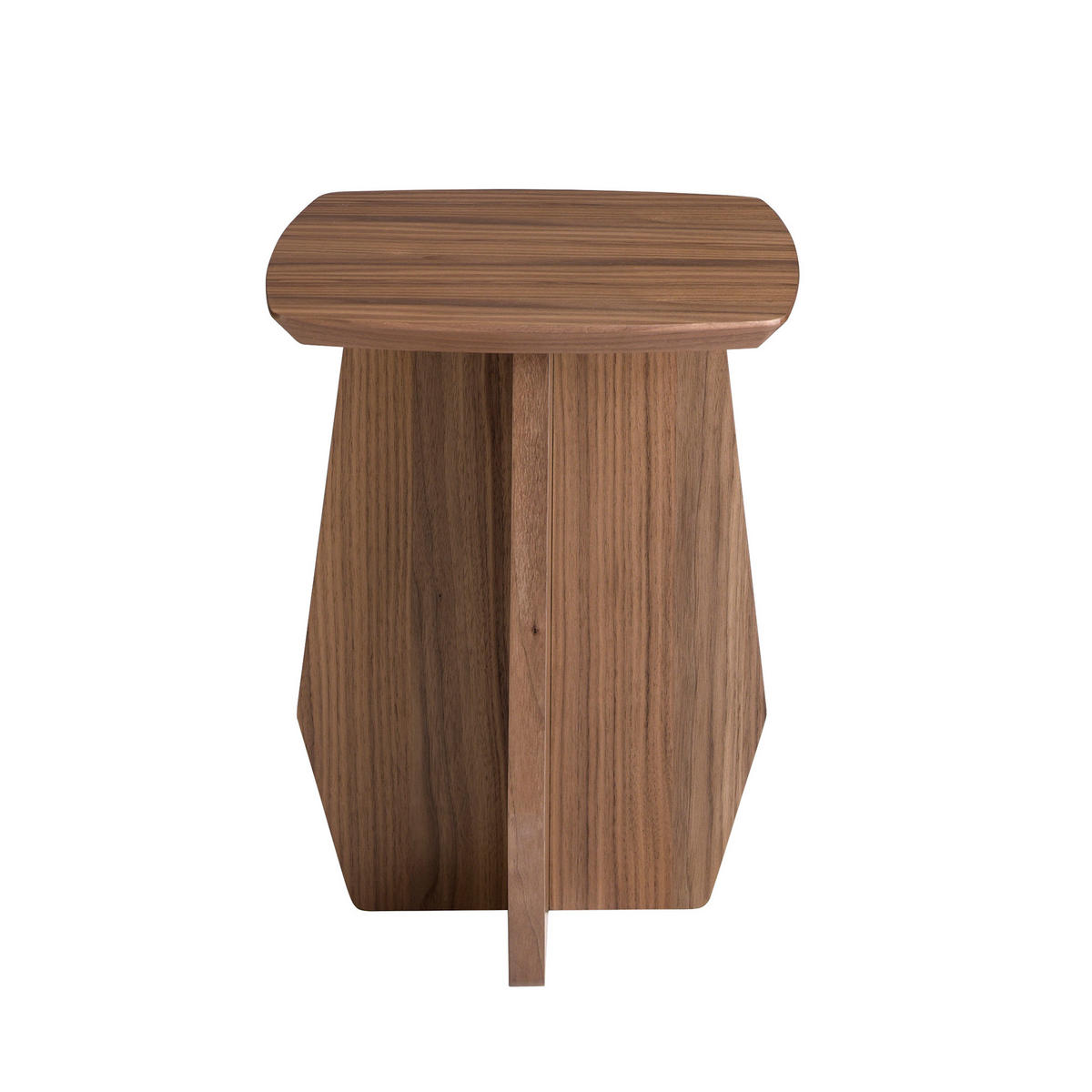 BEISTELLTISCH quadratisch Walnuss 40/40/50 - Walnussfarben, Holz (40/40/50cm) - ANGEL CERDA