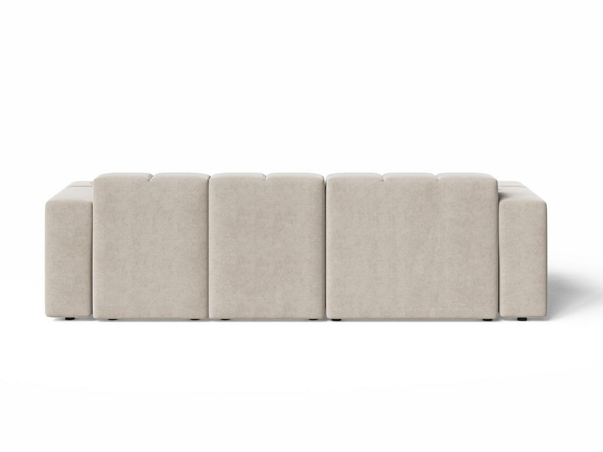 ECKSOFA Loopo Beige Links - Beige, Holz/Textil (265/180cm) - Graingold