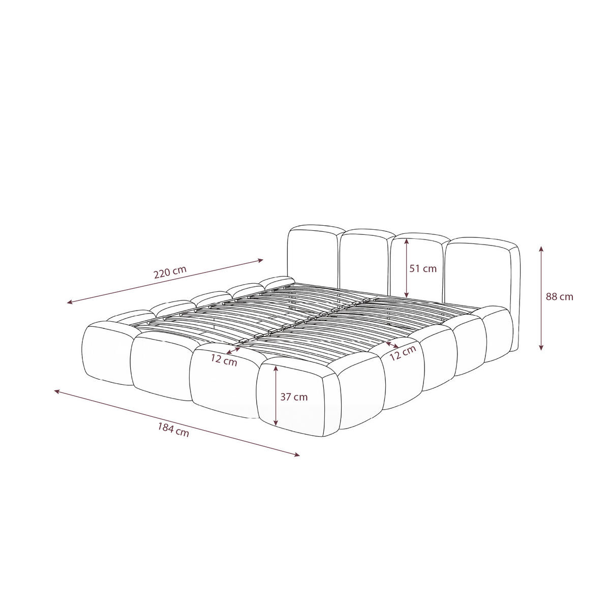 POLSTERBETT SUENO 160x200 cm in Creme, gepolstertes Kopfteil, Metalllattenrost, Bettkasten, Velour-Stoff - Creme/Naturfarben, Holz/Textil (160/200cm) - Muffo