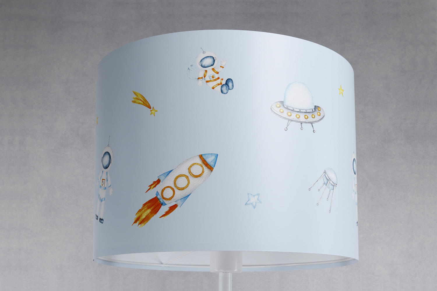 STEHLAMPE Bunt 40/30 cm - Multicolor/Weiß, Kunststoff (30/40/30cm) - KUNSTLOFT