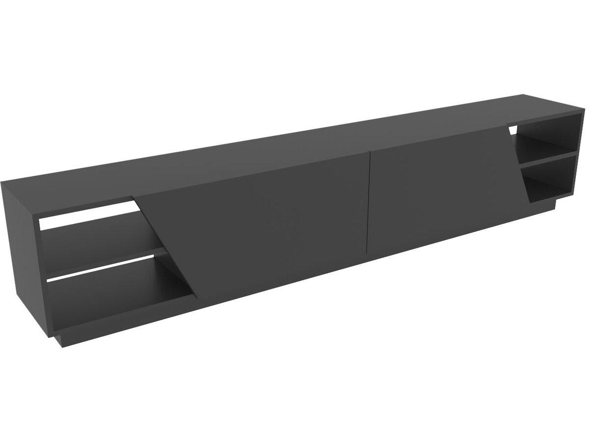 TV-MÖBEL Rhodes Anthrazit - Anthrazit, Holz (240/47/37cm) - Habitat Garten